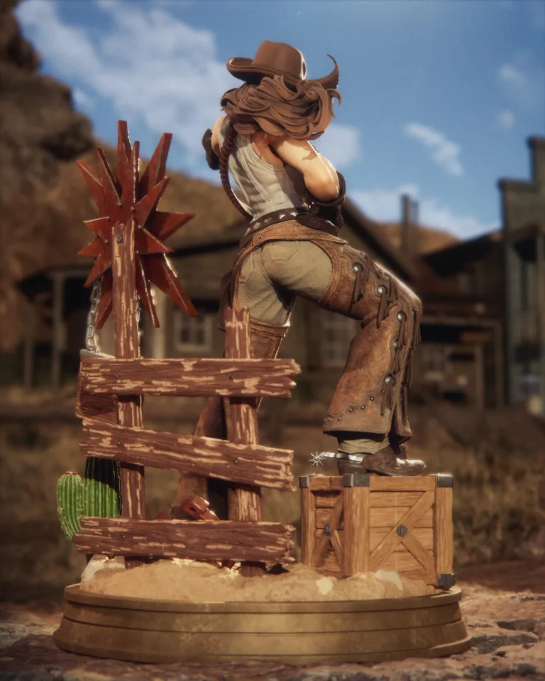 Cowgirl Rogue STL + Bust + NSFW – Marvel