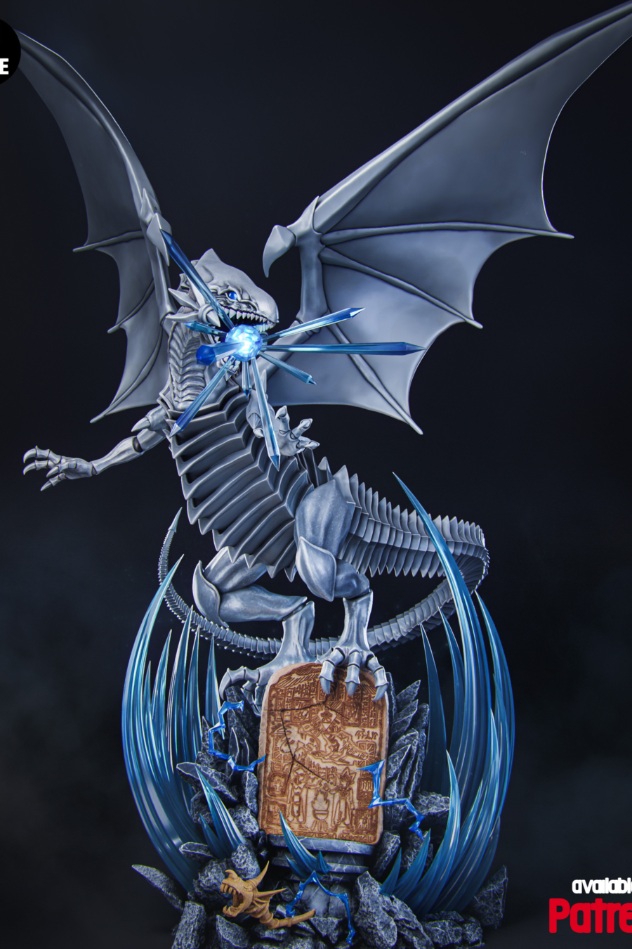 Blue Eyes White Dragon STL Cover