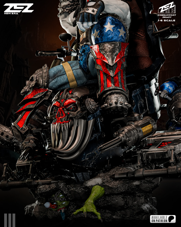 Lobo STL 3 on Throne STL – DC