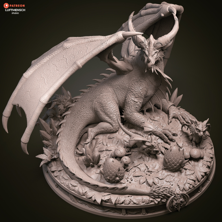 Alexstrasza Dragon STL – World of Warcraft