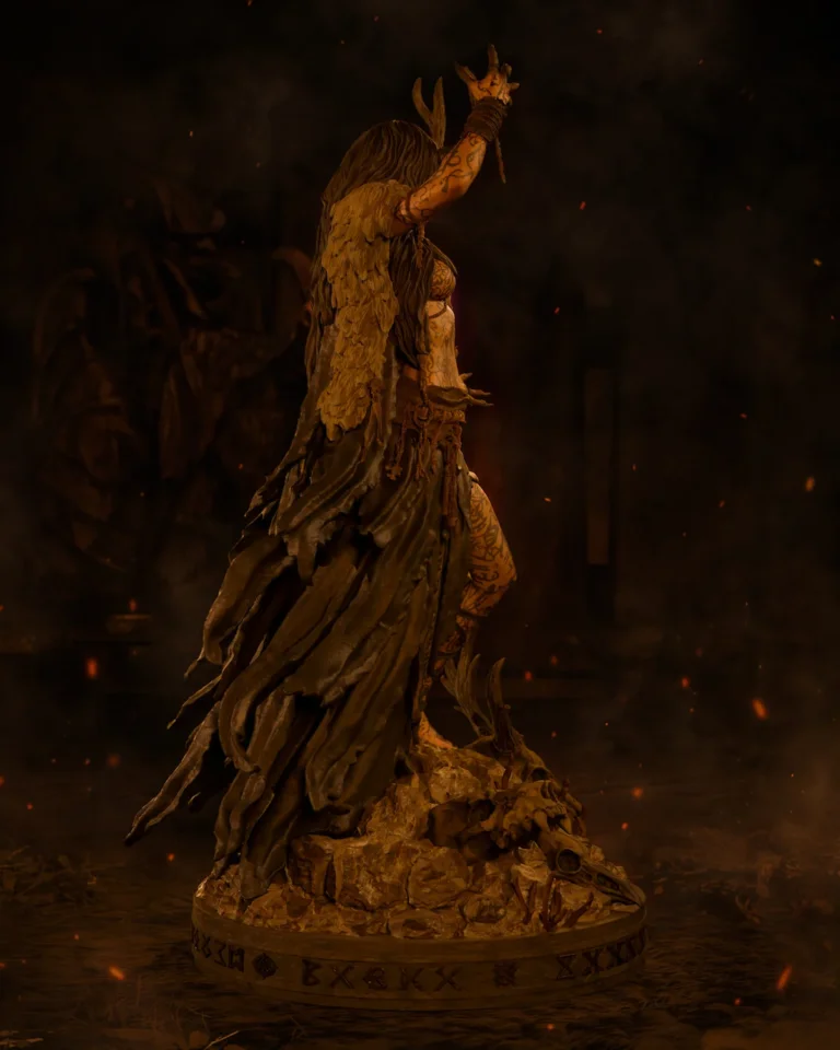 Norse Witch STL + Bust + NSFW – Fantasy