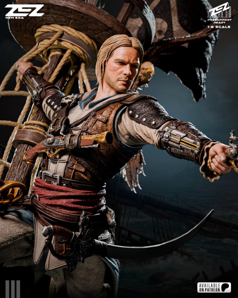 Edward Kenway STL 3 + Bust – Assassin’s Creed