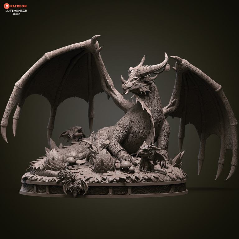 Alexstrasza Dragon STL – World of Warcraft