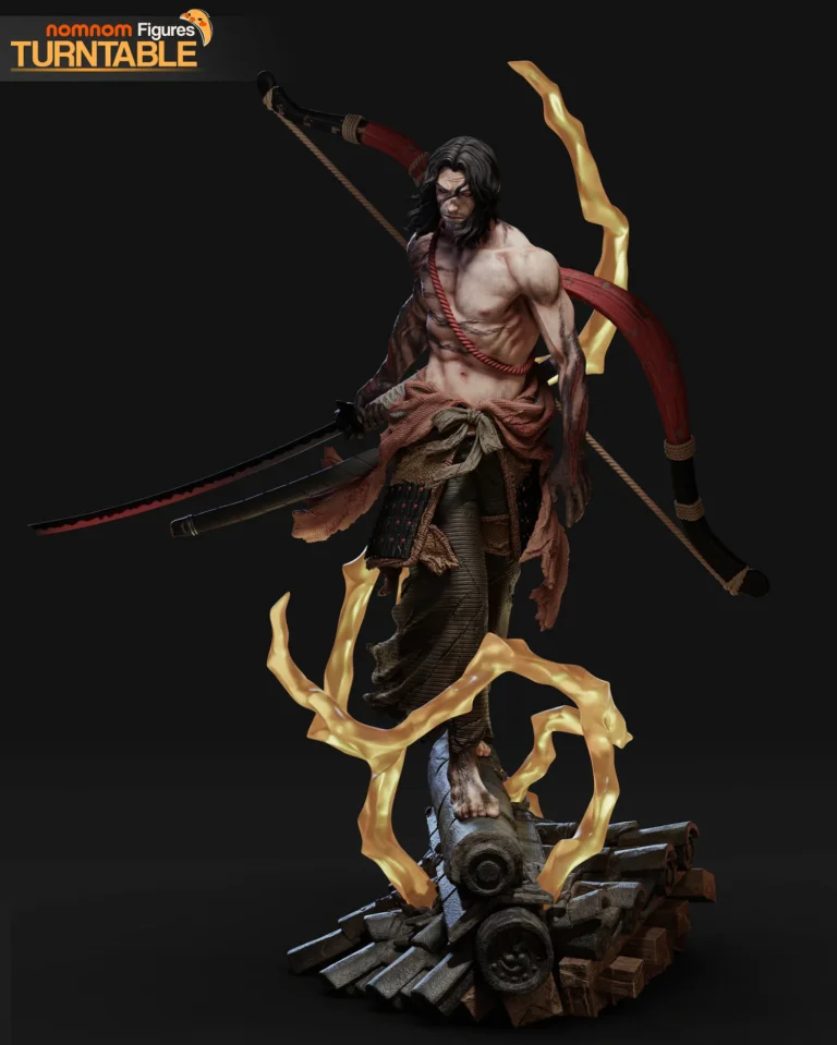 Genichiro Ashina STL + Bust – Sekiro: Shadows Die Twice