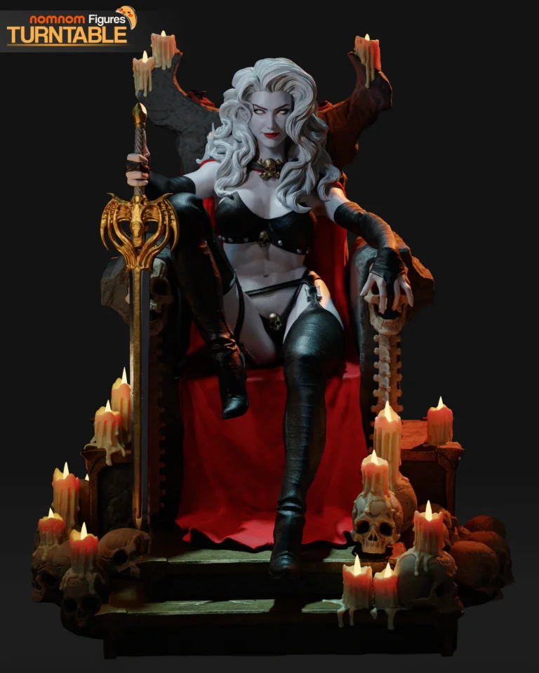 Lady Death STL + Bust – Coffin Comics