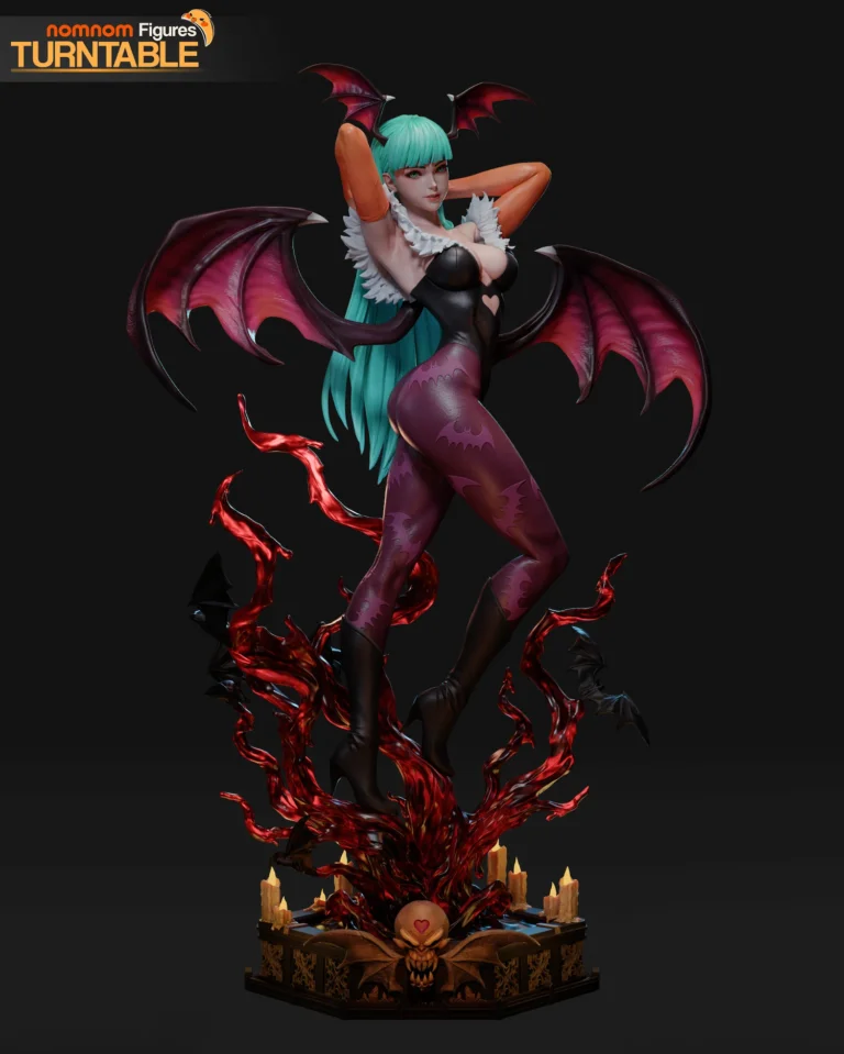 Morrigan STL 6 + Bust – Darkstalkers