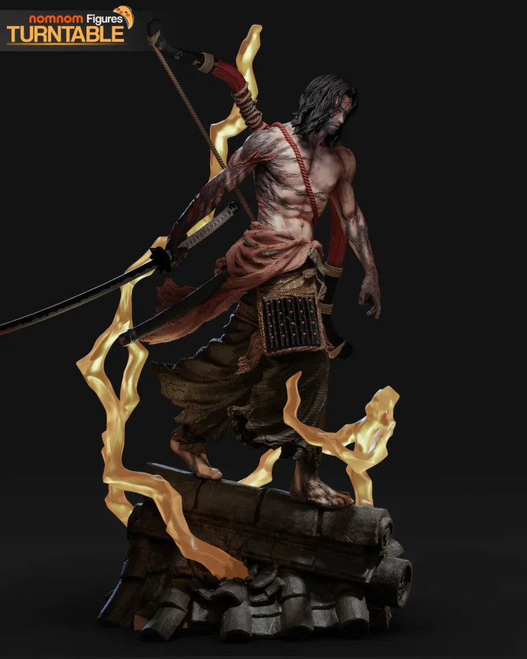 Genichiro Ashina STL + Bust – Sekiro: Shadows Die Twice