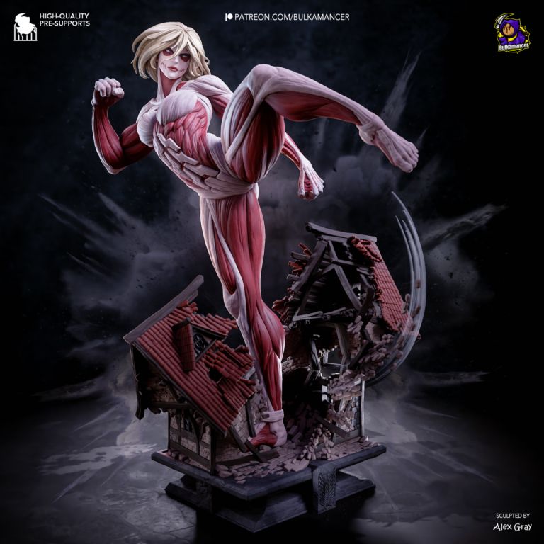 Female Titan STL – Attack on Titan