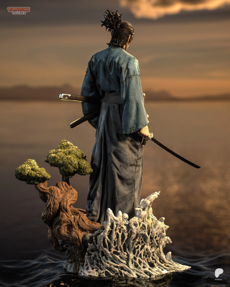 Miyamoto Musashi STL 3 + Bust – Vagabond