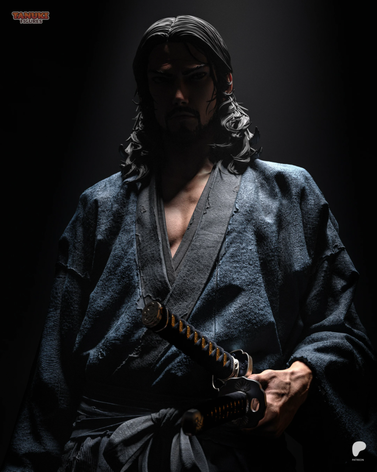 Miyamoto Musashi STL 3 + Bust – Vagabond