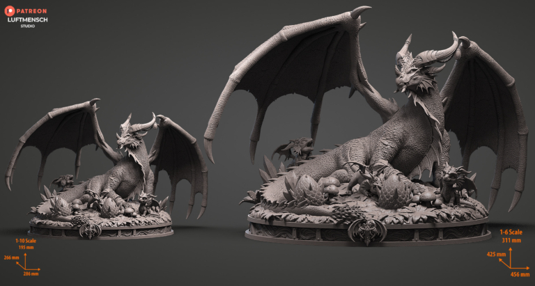 Alexstrasza Dragon STL – World of Warcraft