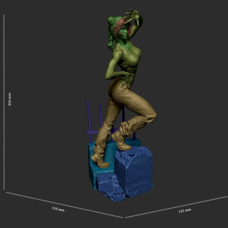 Jolyne Kujo STL 2 + Bust – Jojo’s Bizarre Adventures