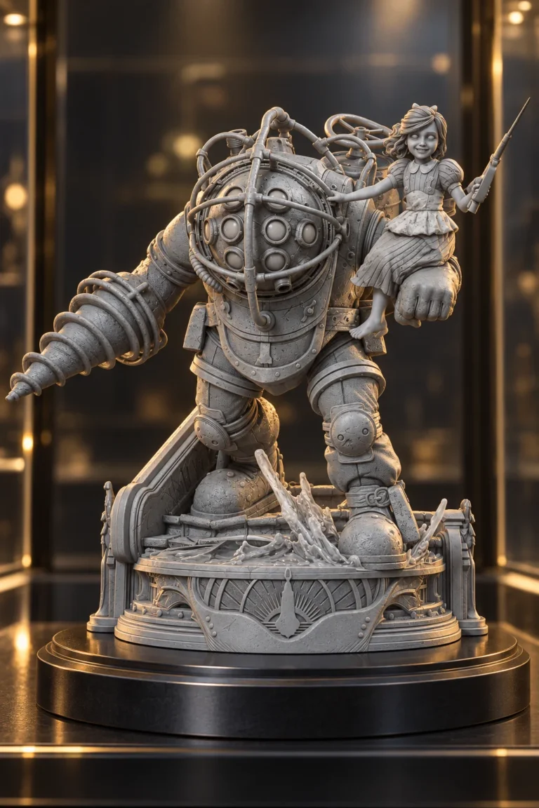 Big Daddy STL resin showcase