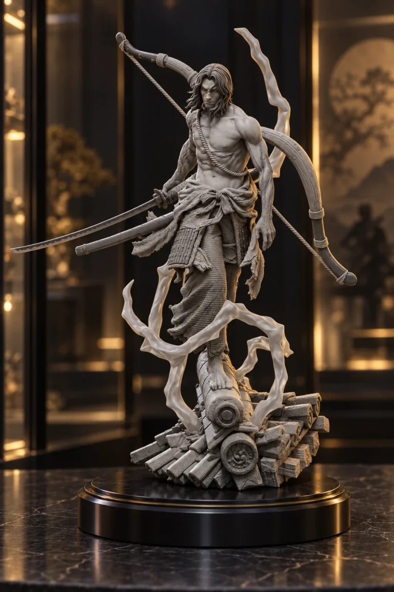 Genichiro Ashina STL resin showcase