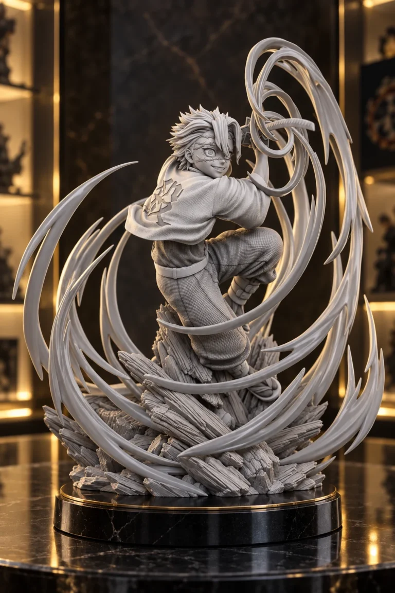 Sanemi Shinazugawa STL resin showcase