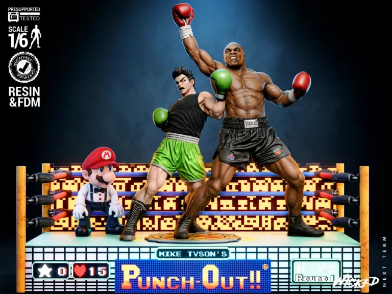 Punch Out Diorama STL