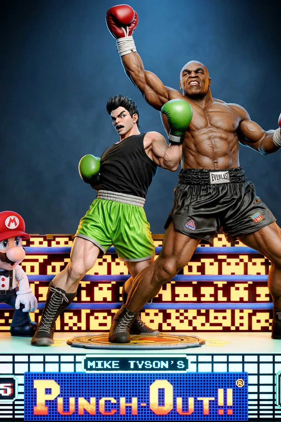 Punch Out Diorama STL