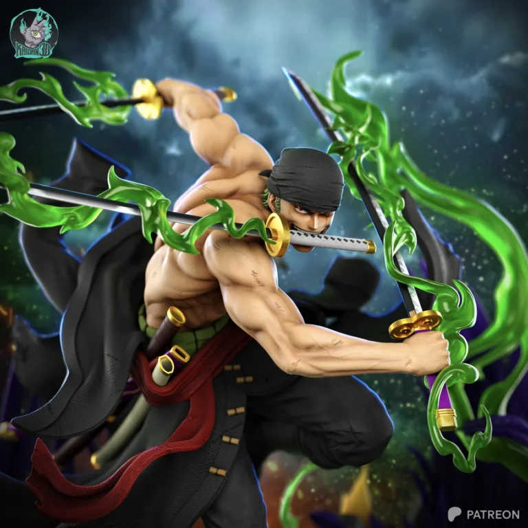 Roronoa Zoro STL