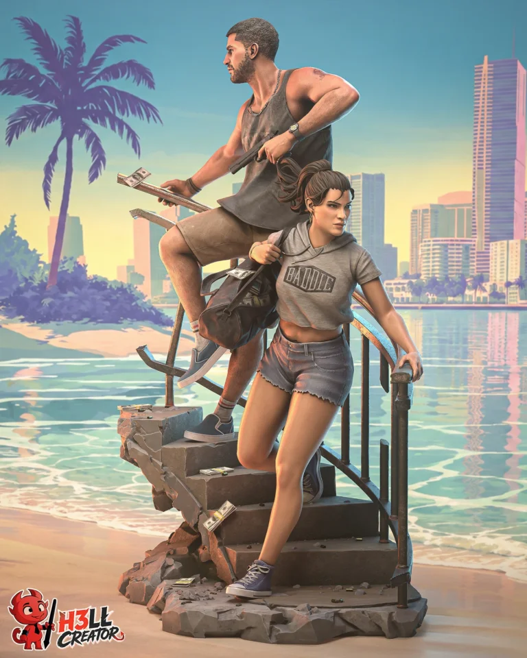 Jason and Lucia Diorama STL