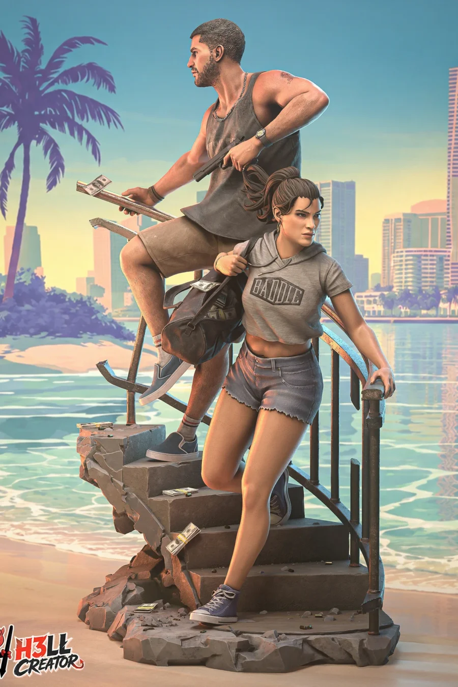 Jason and Lucia Diorama STL