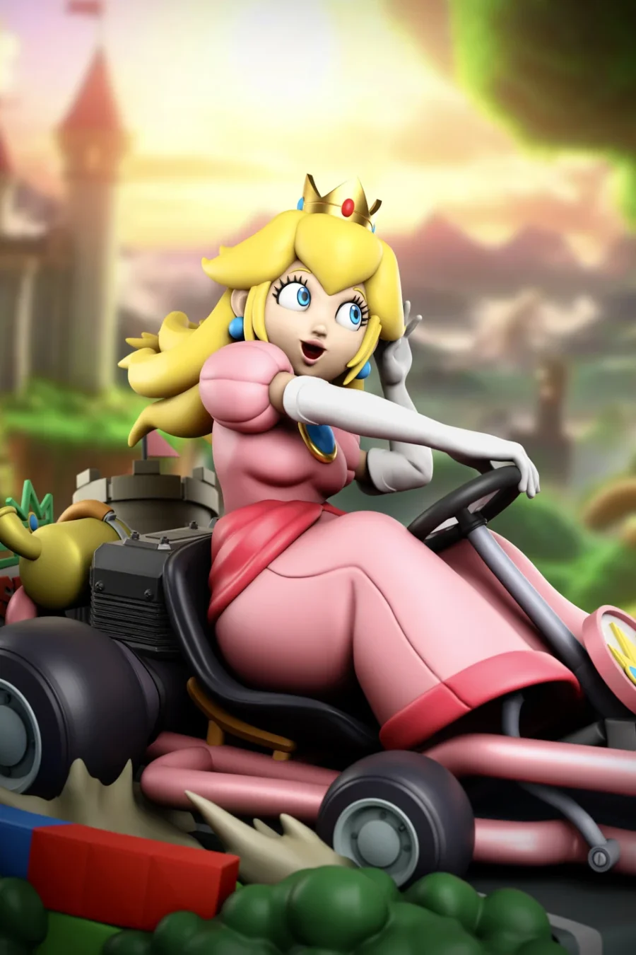 Princess Peach (Kart Version) STL