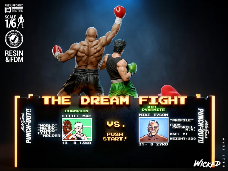 Punch Out Diorama STL