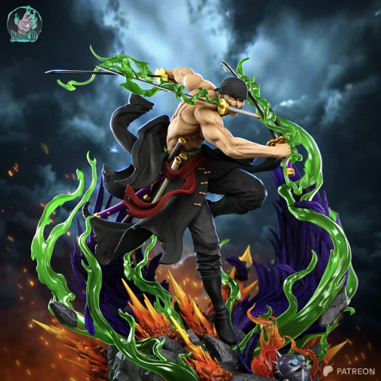 Roronoa Zoro STL