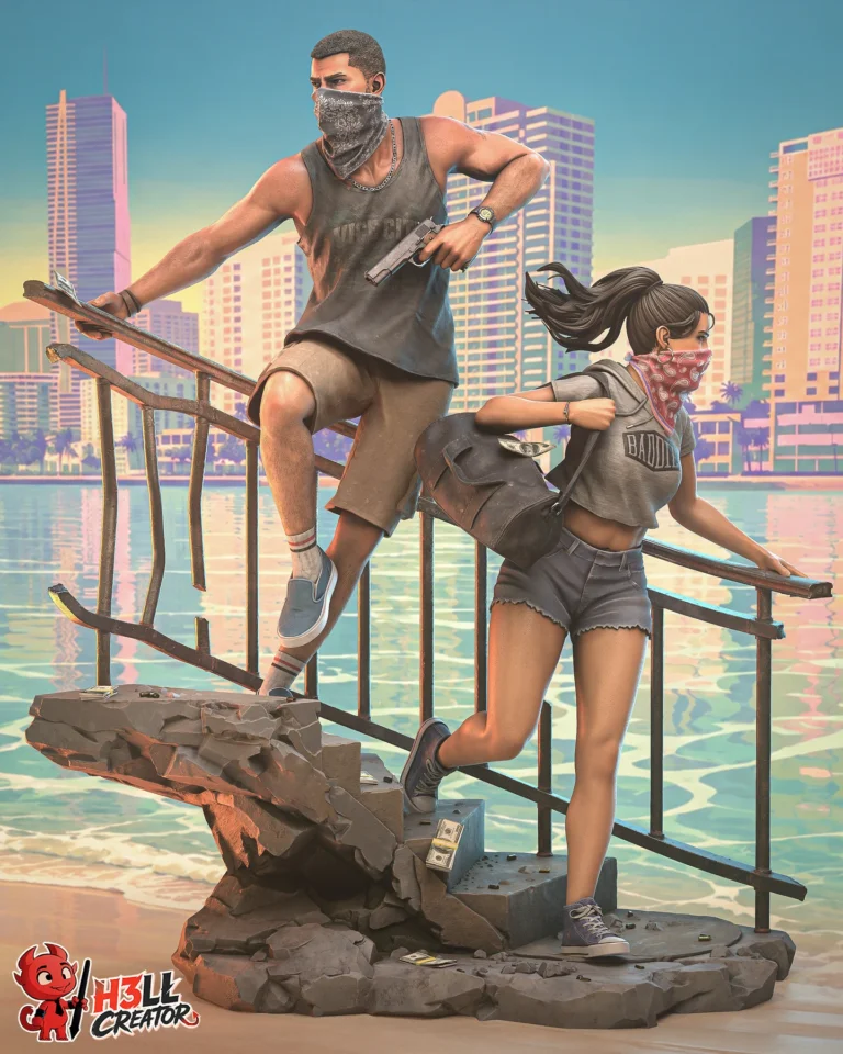 Jason and Lucia Diorama STL