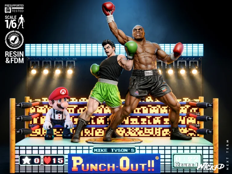 Punch Out Diorama STL