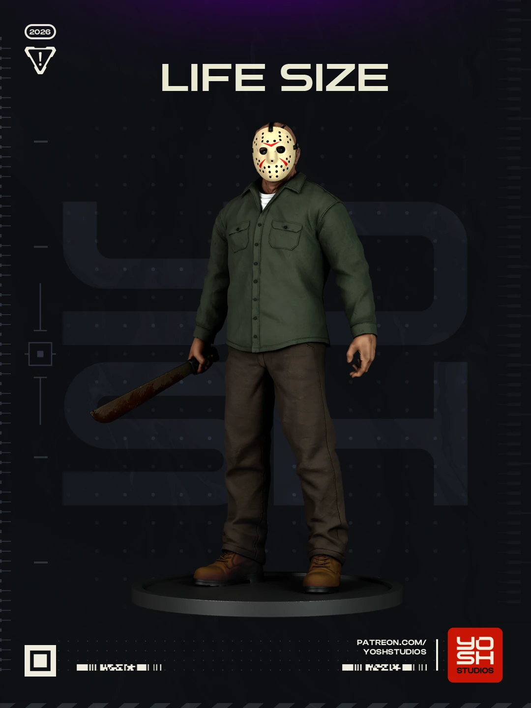 Jason Voorhees (Life Size) STL 3 – Friday the 13th