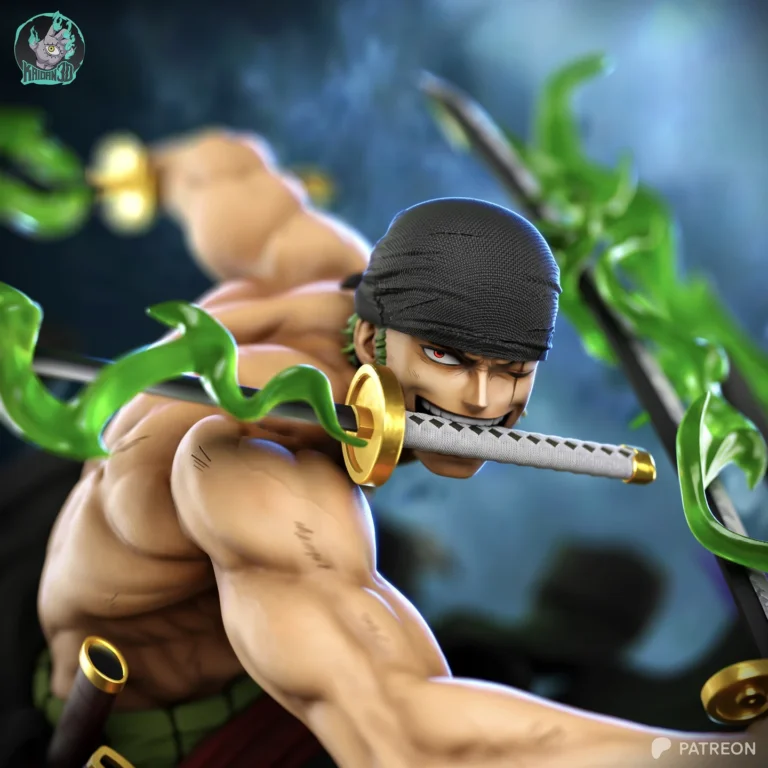 Roronoa Zoro STL