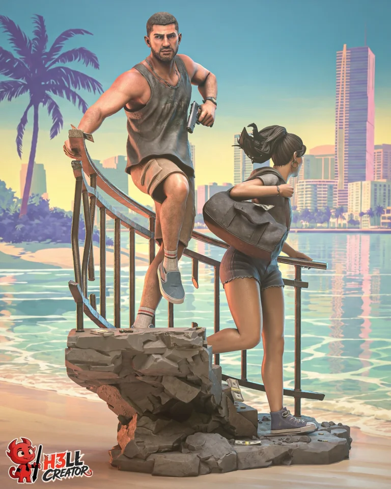 Jason and Lucia Diorama STL