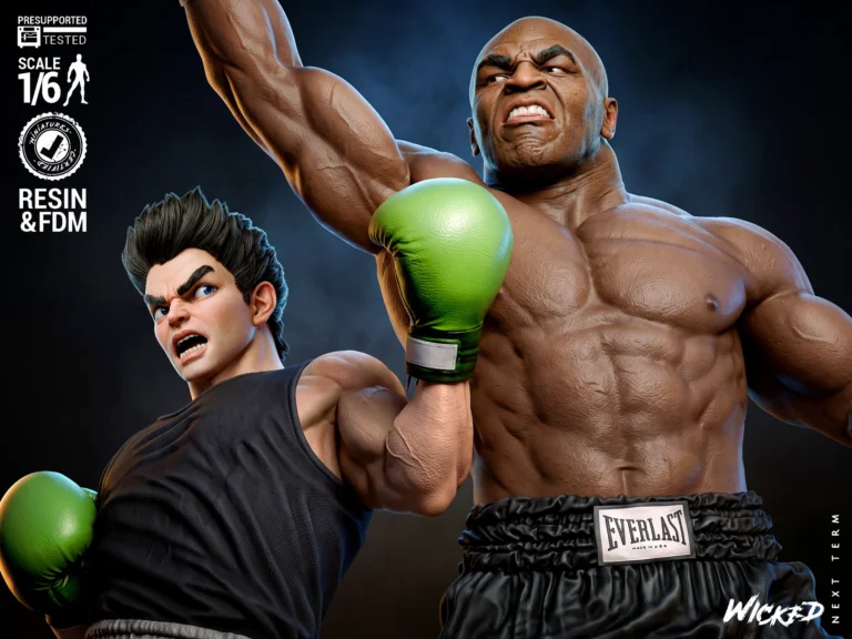Punch Out Diorama STL