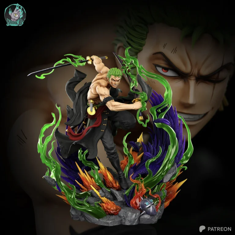 Roronoa Zoro STL