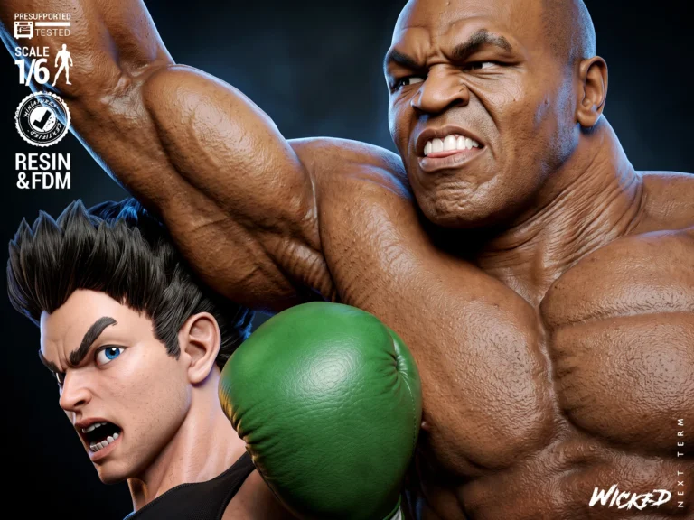 Punch Out Diorama STL