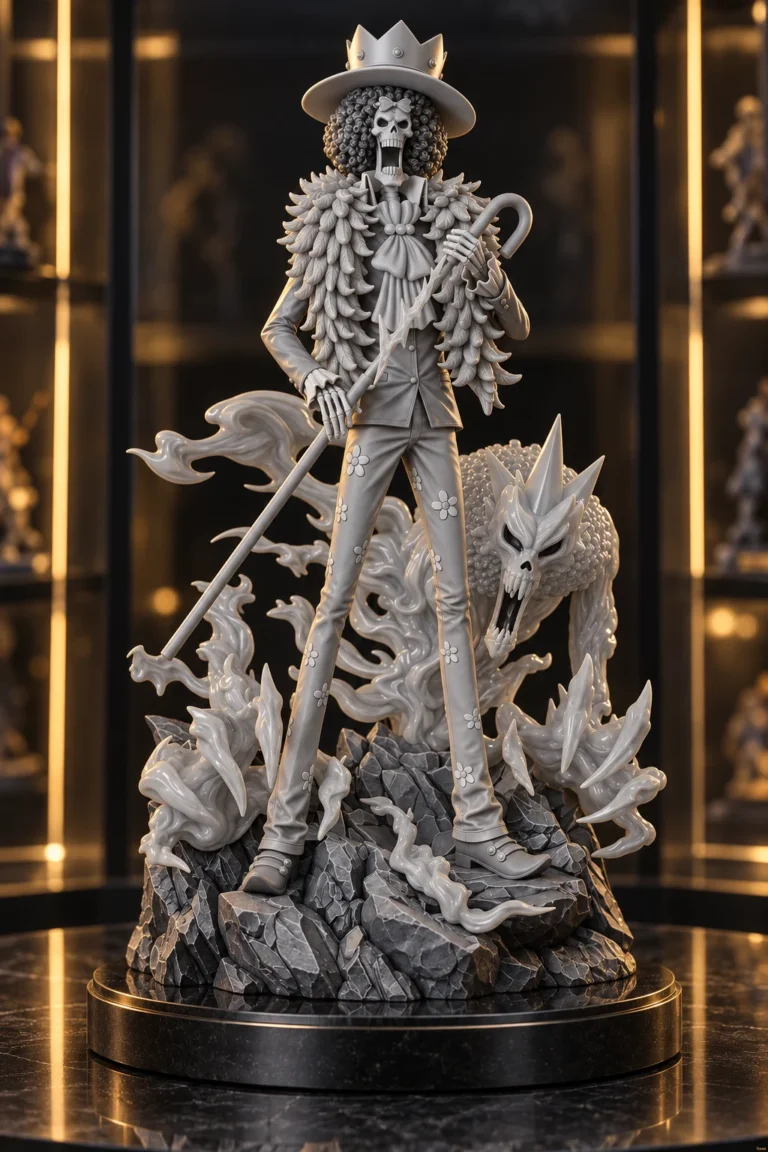 Brook STL resin showcase