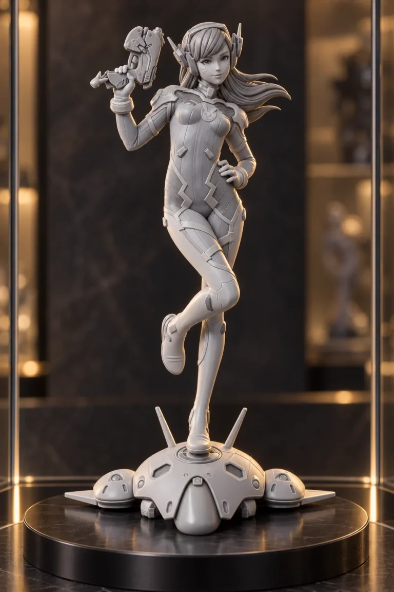 D.Va 3 STL resin showcase