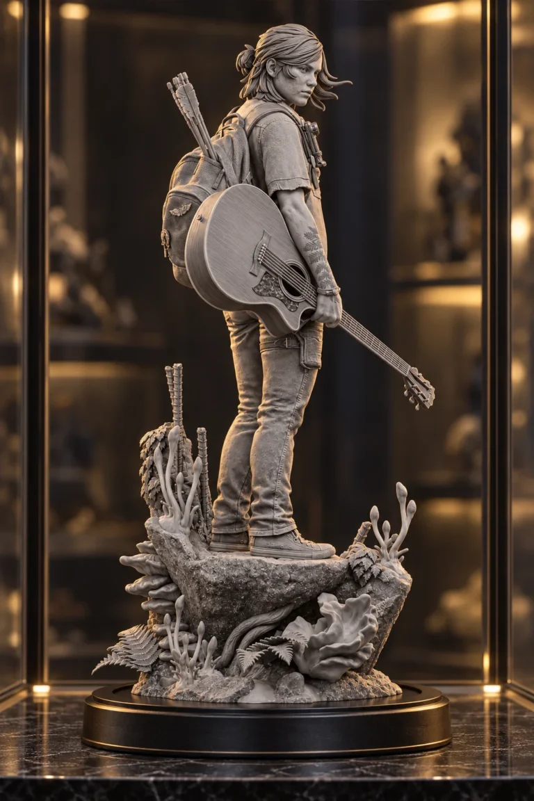Ellie Williams STL resin showcase