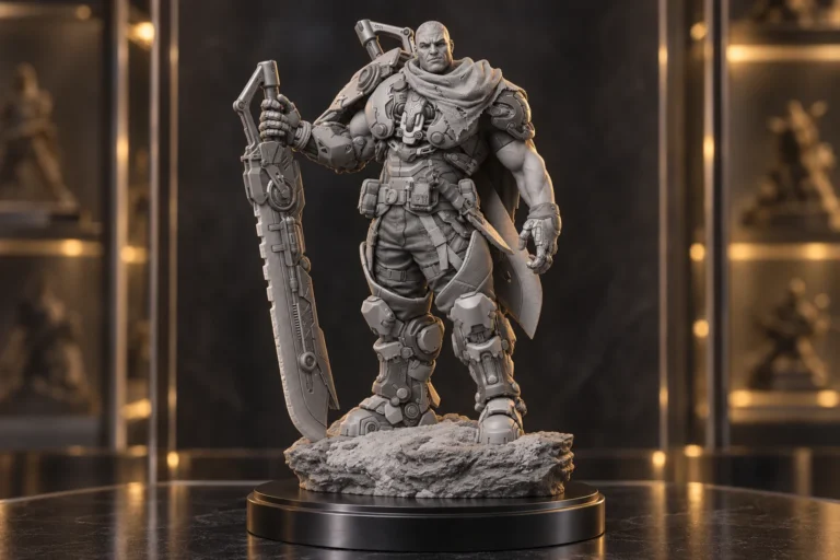 Kurg STL resin showcase