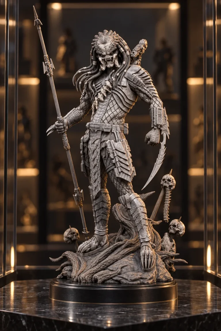 Predator STL resin showcase